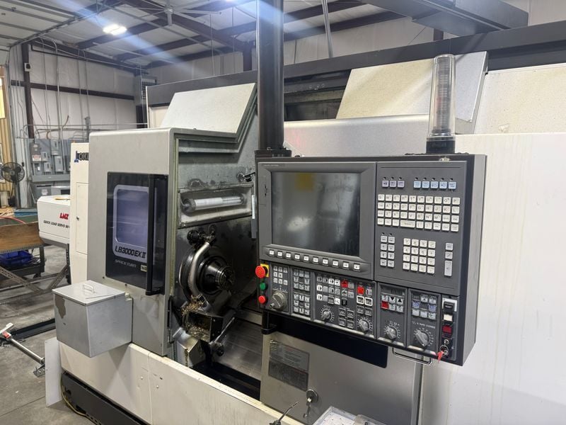 Okuma #LB-3000-EX-II, CNC lathe, 22.8" swing, 16.14" dia., 19.69" lgth, 30 HP, 5000 RPM, LNS Quickload Servo - Image 1