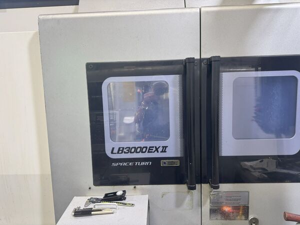 Okuma #LB-3000-EX-II, CNC lathe, 22.8" swing, 16.14" dia., 19.69" lgth, 30 HP, 5000 RPM, LNS Quickload Servo - Image 2