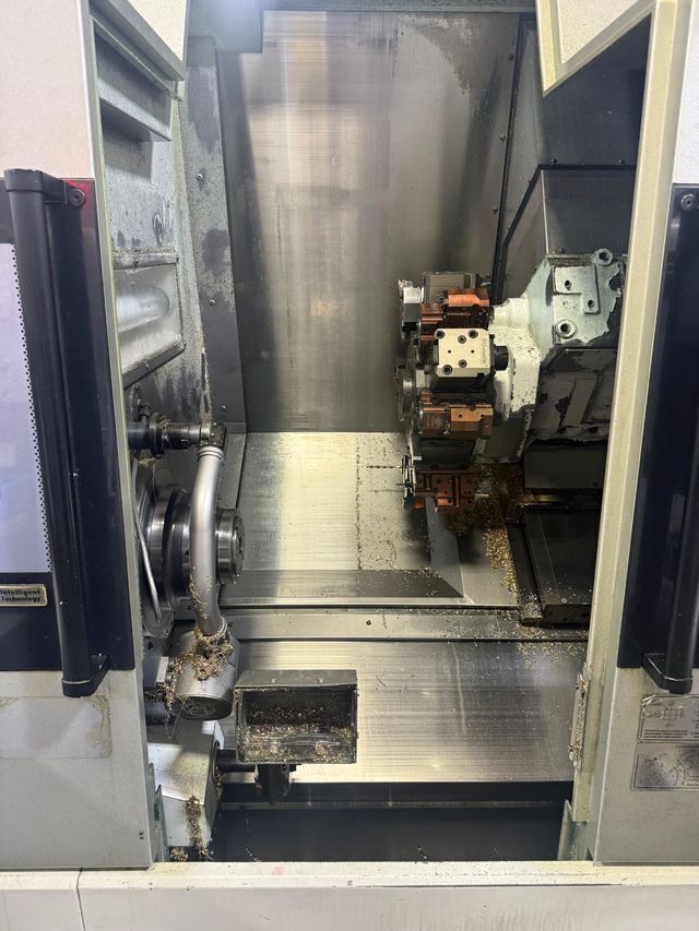 Okuma #LB-3000-EX-II, CNC lathe, 22.8" swing, 16.14" dia., 19.69" lgth, 30 HP, 5000 RPM, LNS Quickload Servo - Image 5