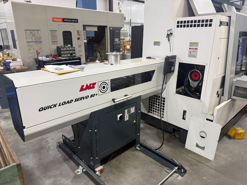 Okuma #LB-3000-EX-II, CNC lathe, 22.8" swing, 16.14" dia., 19.69" lgth, 30 HP, 5000 RPM, LNS Quickload Servo - Image 9