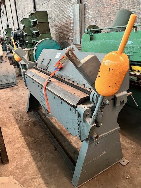 14 gauge x 6' Dreis & Krump (Oliver) Universal Hand Box & Pan Brake, full set of 6" fingers, excellent - Image 3