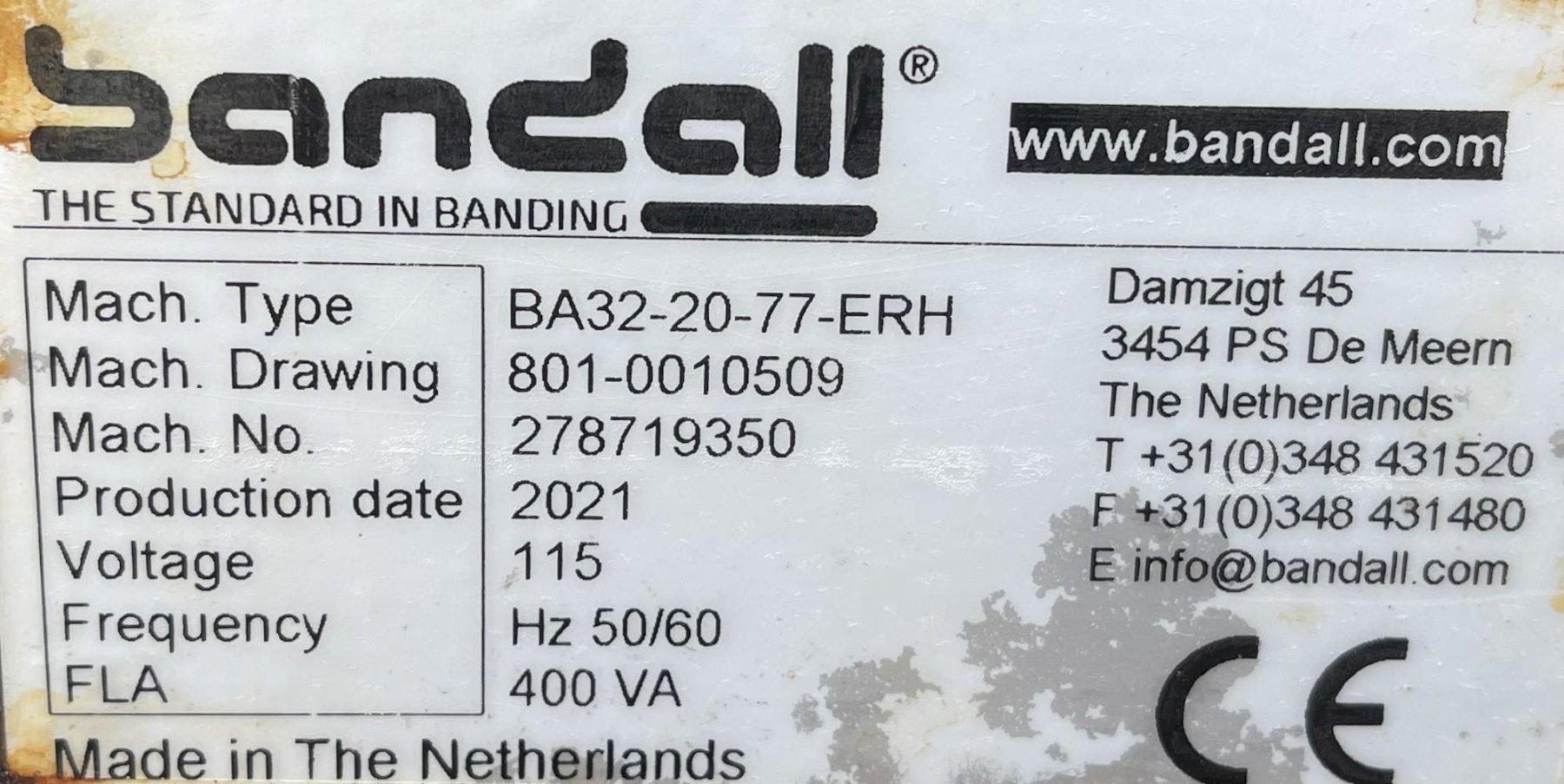 Bandalls #BA23-20, stand alone & Novex PEM thermal printer, 2021 - Image 10