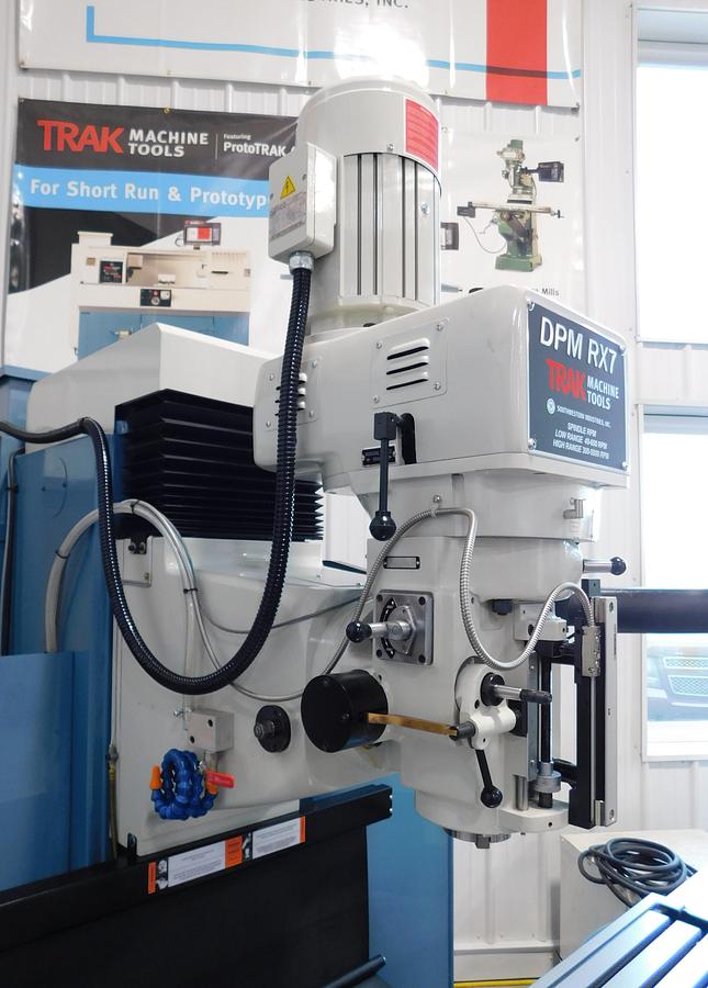 Trak #DPM-RX7, CNC vertical bed mill, 76" x168" tbl., 7.5 HP, 60" X, 23" Y, 23" Z, 40-5000 RPM, #40 - Image 3