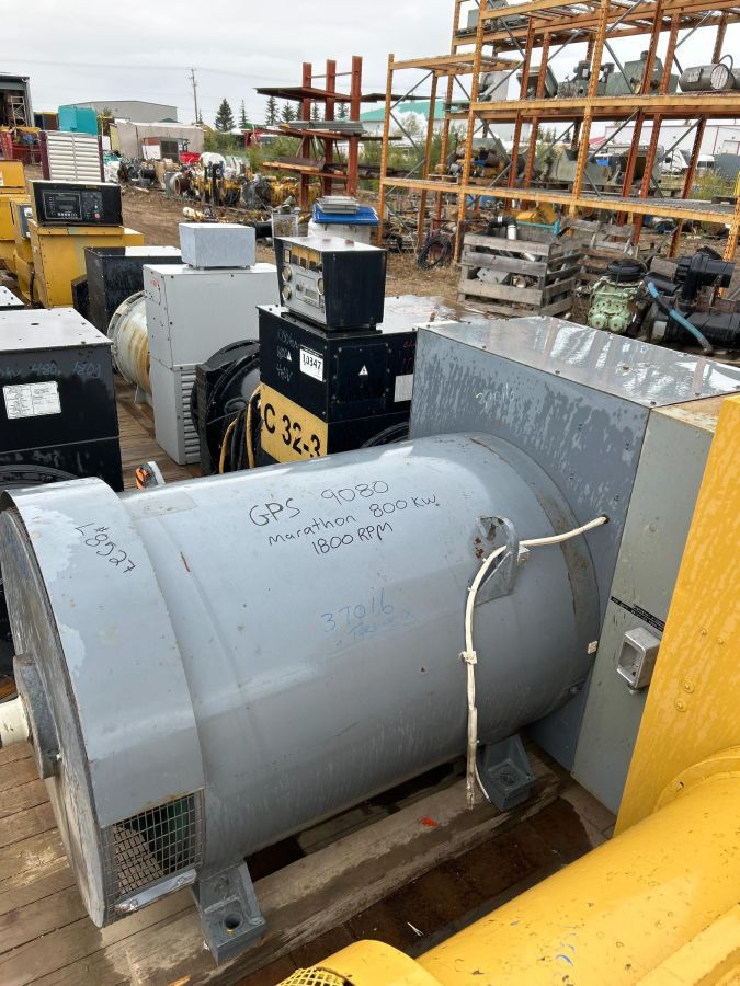 800 KW, 1800 RPM, Marathon #682FDR8168AAW, generator end, 2400/4160 Volts, 3-phase - Image 5