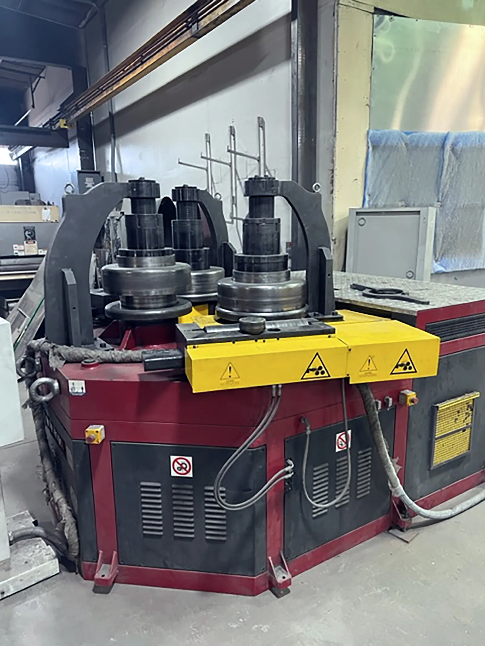 10" x 10" x .4" Tauring #Alpha-200, CNC Angle Bending Roll, (3) Driven Rolls, 19.29" Shaft diameter, 24.1 HP - Image 2