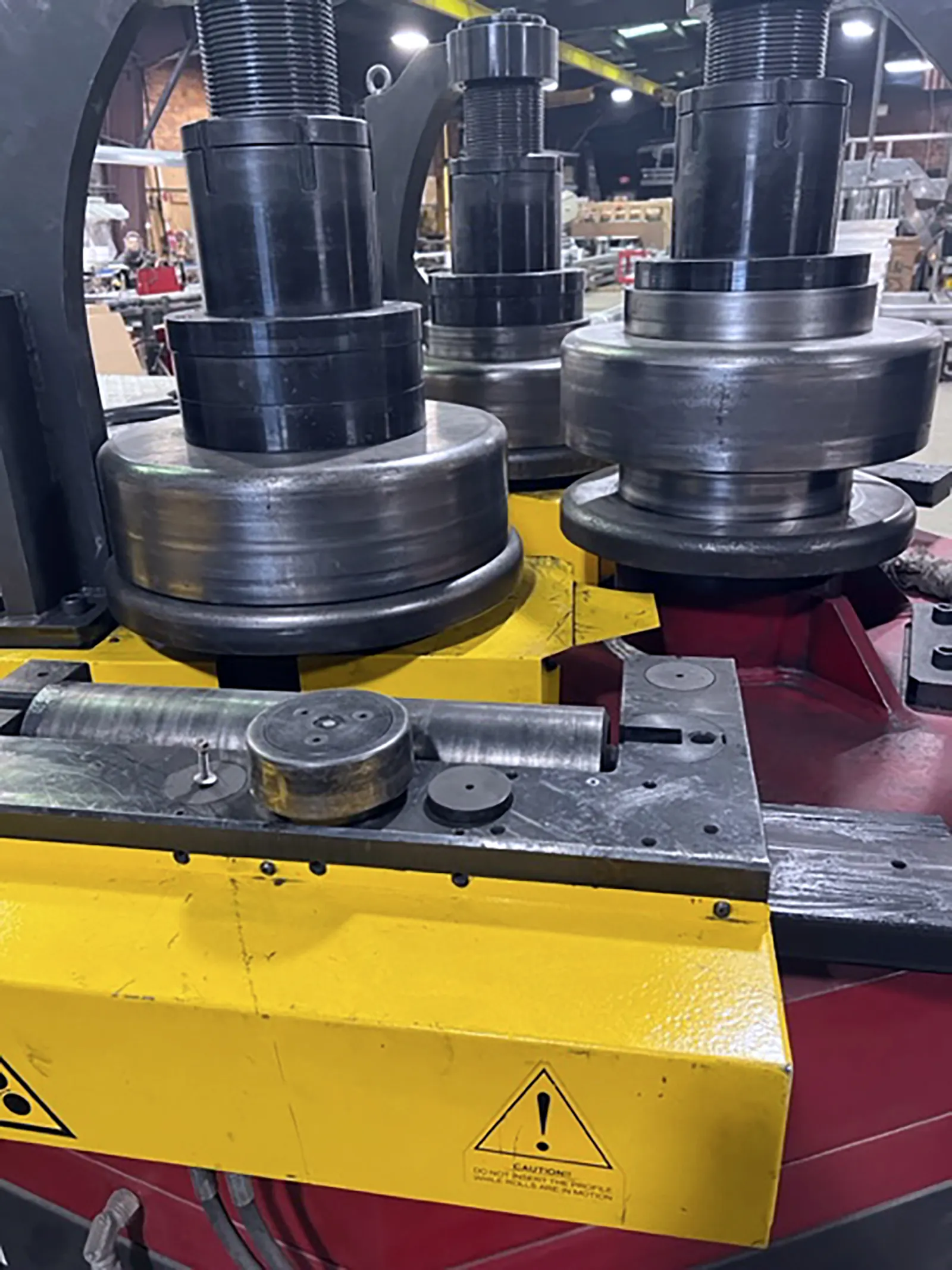 10" x 10" x .4" Tauring #Alpha-200, CNC Angle Bending Roll, (3) Driven Rolls, 19.29" Shaft diameter, 24.1 HP - Image 7