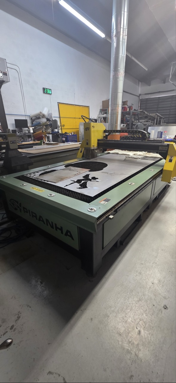 Piranha #C408, CNC Plasma, 4' x8' table, 6500 CFM, Hypertherm Powermax85, 85 Amps, 2020 - Image 1