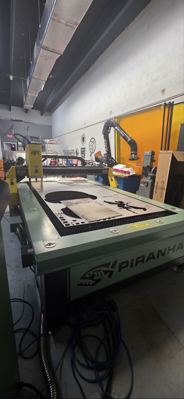 Piranha #C408, CNC Plasma, 4' x8' table, 6500 CFM, Hypertherm Powermax85, 85 Amps, 2020 - Image 4
