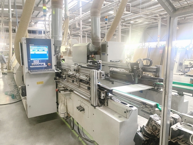 Biesse #Stream-SB2-9.5, Double-Side Sizing & Edgebanding Machine, 60mm thick panel, Sinitra Control, 131 FPM - Image 3