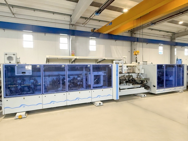 Homag #KFL-610/20/E3, Single Side " Softforming" Squaring and Edge Bander, LH, 2.4" thick panel, 131 FPM - Image 1