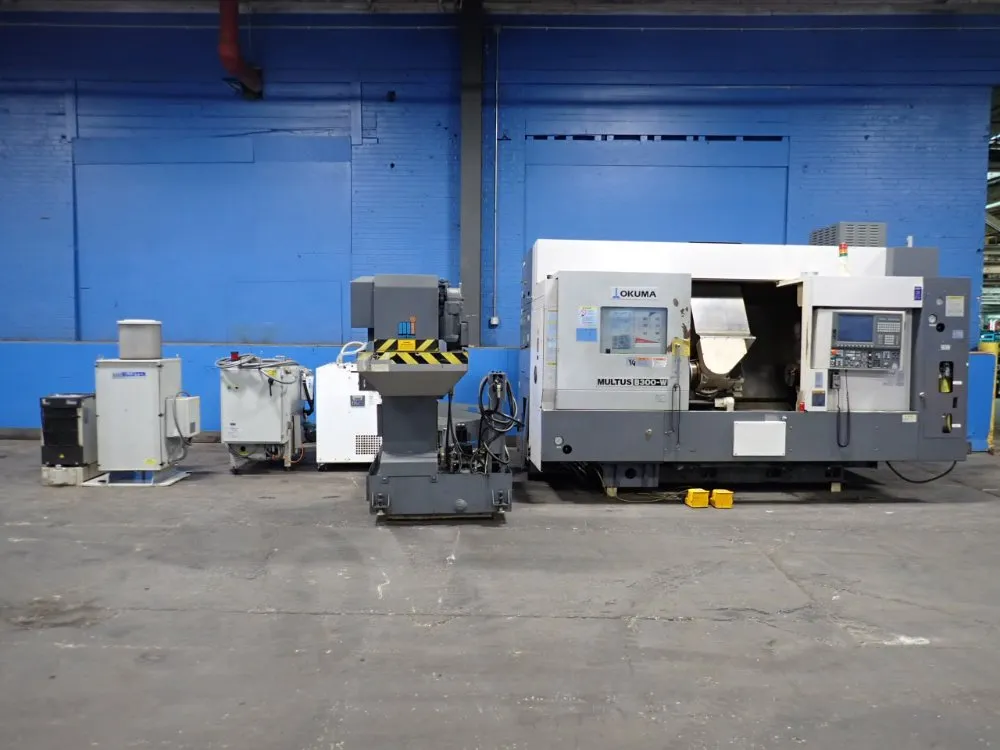 Okuma #Multus-B300-W, CNC Lathe, OSP-P200L Control, Chip Conv., probe, 2008 - Image 1