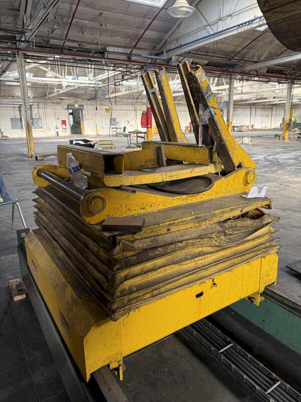 20000 lb. Coe Press Equipment #CPR-PC-20954, powered coil reel / uncoiler w/ coil car, 54" width - Image 5