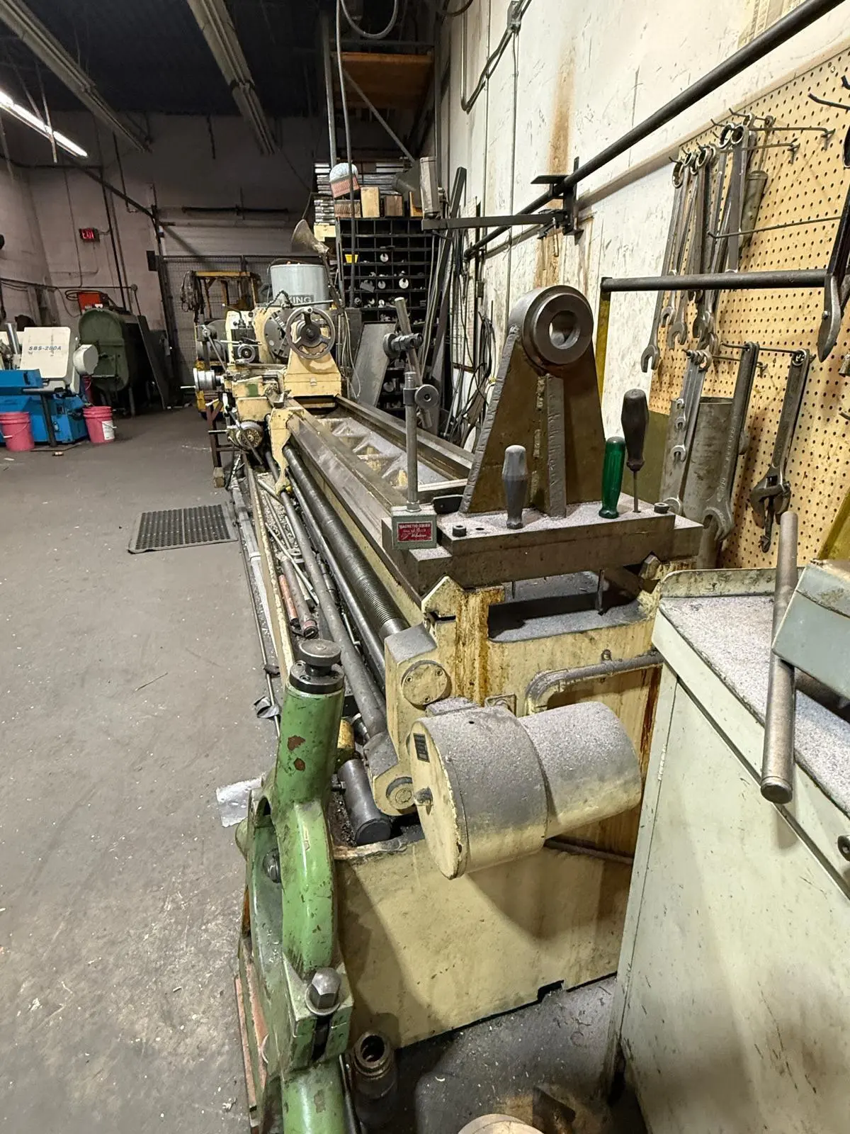 27" x 120" Geminis #GE-650, Manual Engine Lathe, 15" swing over cross slide, 15 HP, 4" bore, 1200 RPM - Image 5