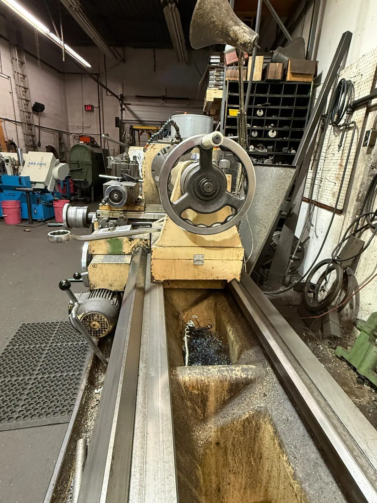 27" x 120" Geminis #GE-650, Manual Engine Lathe, 15" swing over cross slide, 15 HP, 4" bore, 1200 RPM - Image 7