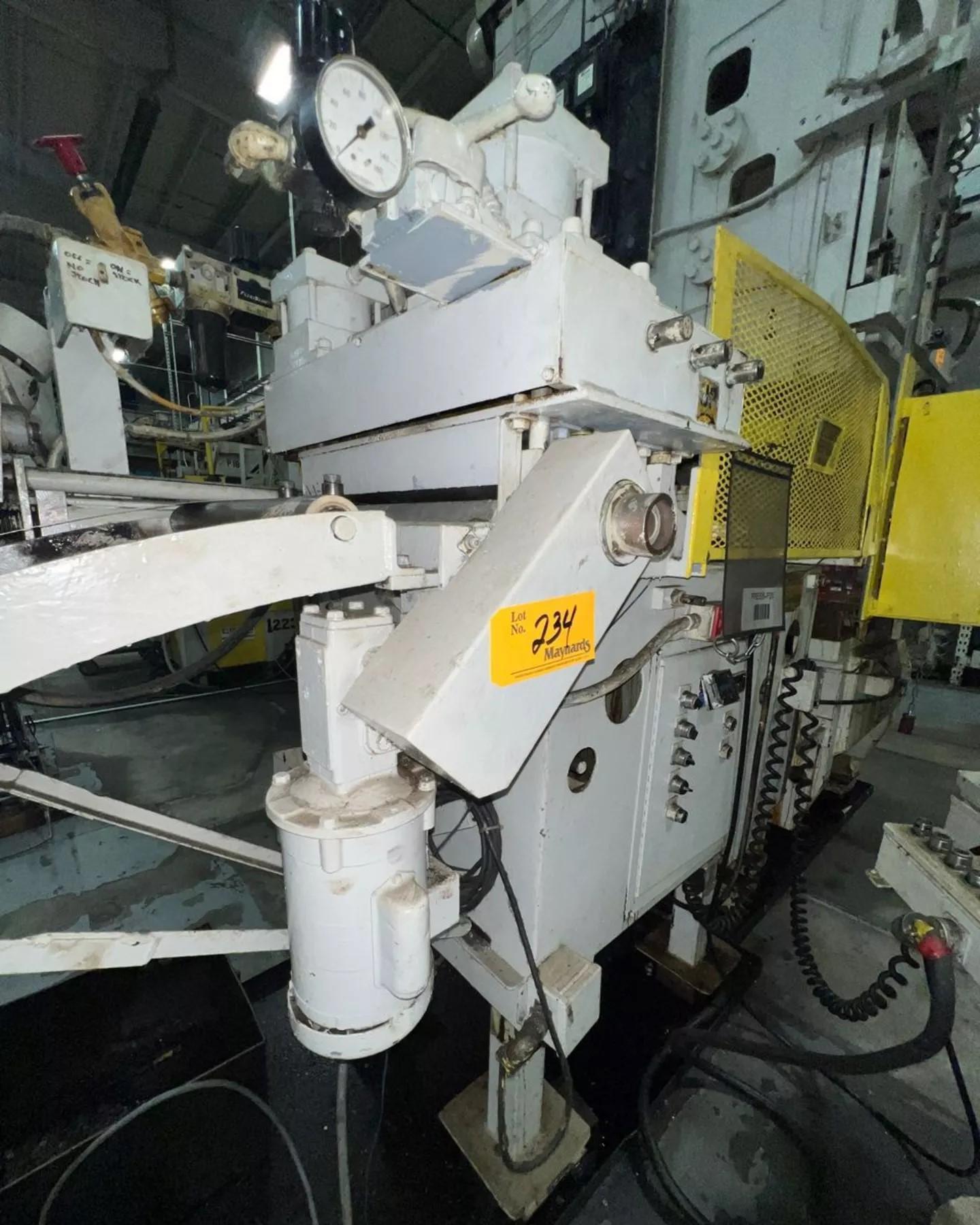 18" x .125" Dallas, air feeder/ straightener, 24" stroke, 7-roll straightener, powered entry pinch rolls w/ - Image 3