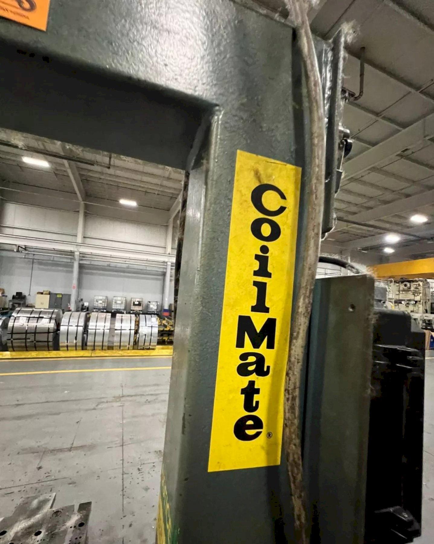 6000 lb. Coilmate #CM6048, pallet decoiler, 48" table diameter, 27 RPM, 37" stack height, dancer arm, 1996 - Image 5