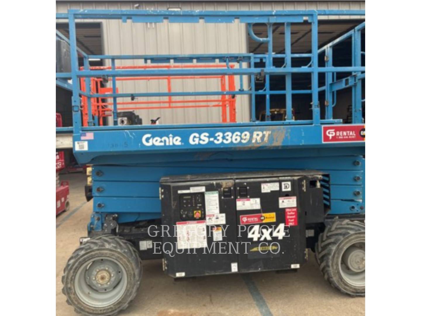Genie Industries GS3369RT, 1455 hours, S/N: GS69F-15605, 2018 - Image 1