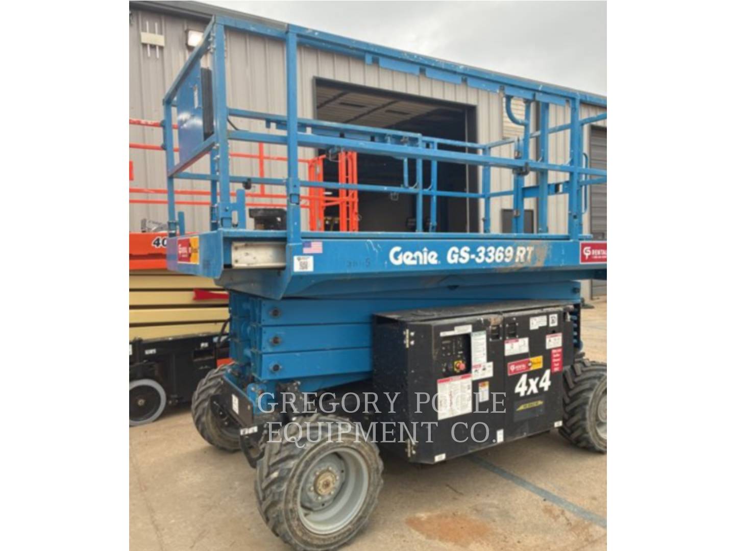Genie Industries GS3369RT, 1455 hours, S/N: GS69F-15605, 2018 - Image 4