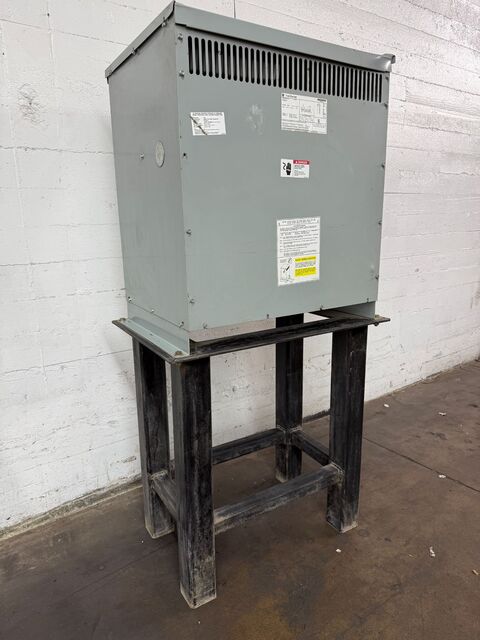 75 KVA 480 Primary, 208Y/120 Secondary, General Electric, 9T10A1004, transformer, 3-phase - Image 3