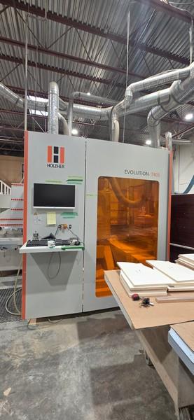 Holz-Her #Evolution, CNC vertical machining center, 126" X, 36" Y, 2" Z, HSK F63, 6 ATC, 2021 - Image 2