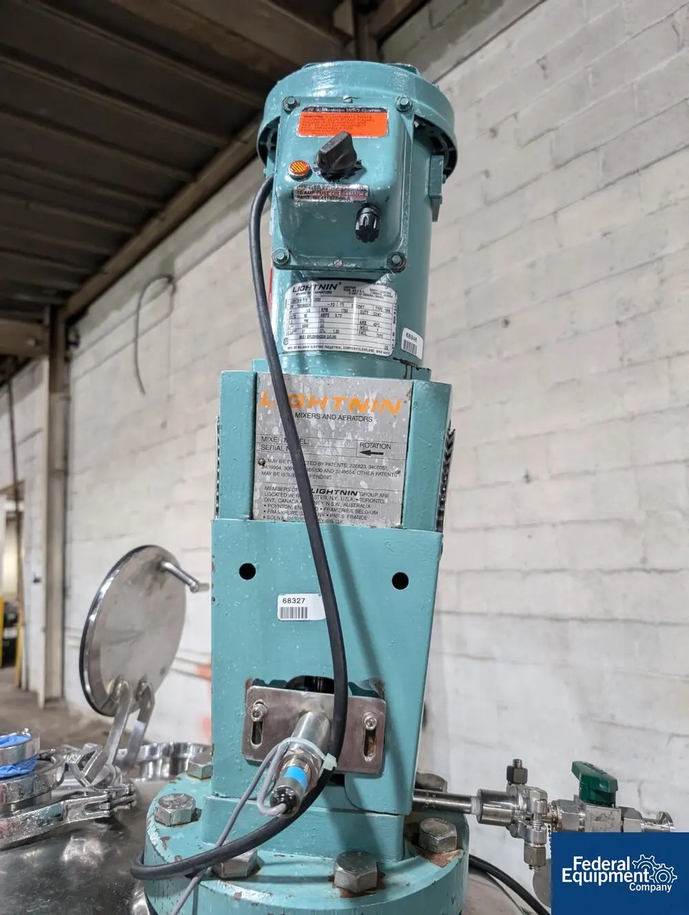 145.3 gallon Precision Stainless Reactor, 316L Stainless Steel, 45/100 psi, 550L, 36" diameter x 42" straight - Image 7