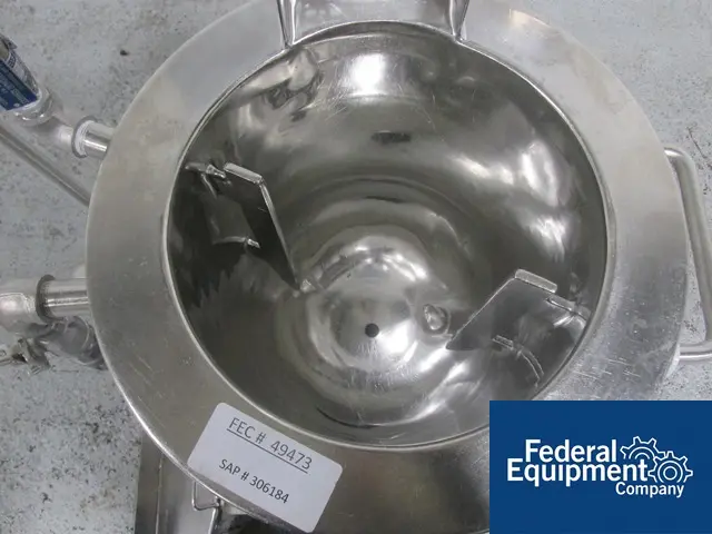 7.9 gallon Precision, Jacketed Tank, 316L Stainless Steel, 13.5" diameter x 15" straight side, open top, dish - Image 4