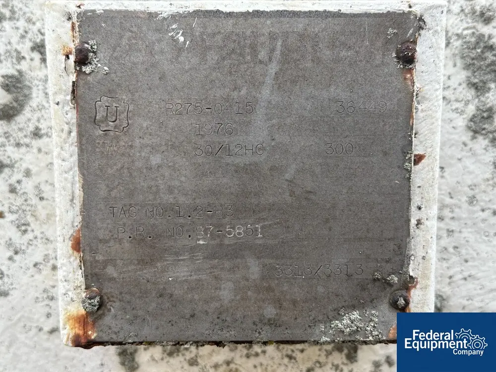 20,000 gallon Pfaudler, Glass Lined Chemstore Receiver, 30 psi, 144" diameter x 267" straight side, dish top - Image 2