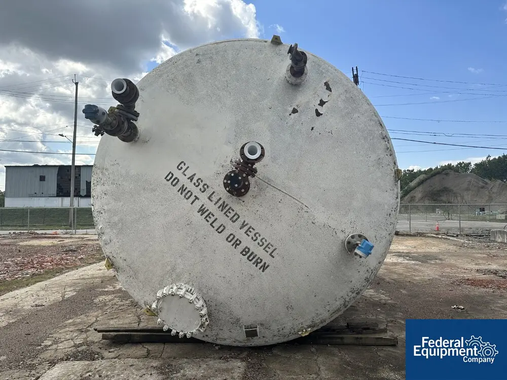 20,000 gallon Pfaudler, Glass Lined Chemstore Receiver, 30 psi, 144" diameter x 267" straight side, dish top - Image 5