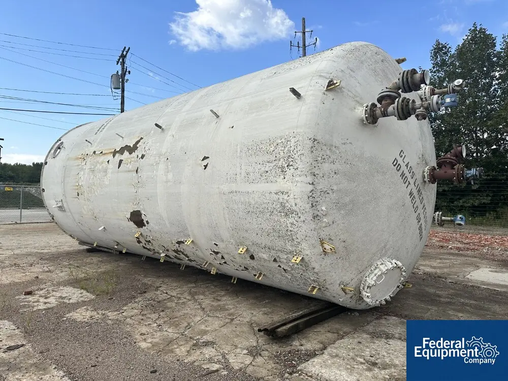 20,000 gallon Pfaudler, Glass Lined Chemstore Receiver, 30 psi, 144" diameter x 267" straight side, dish top - Image 6
