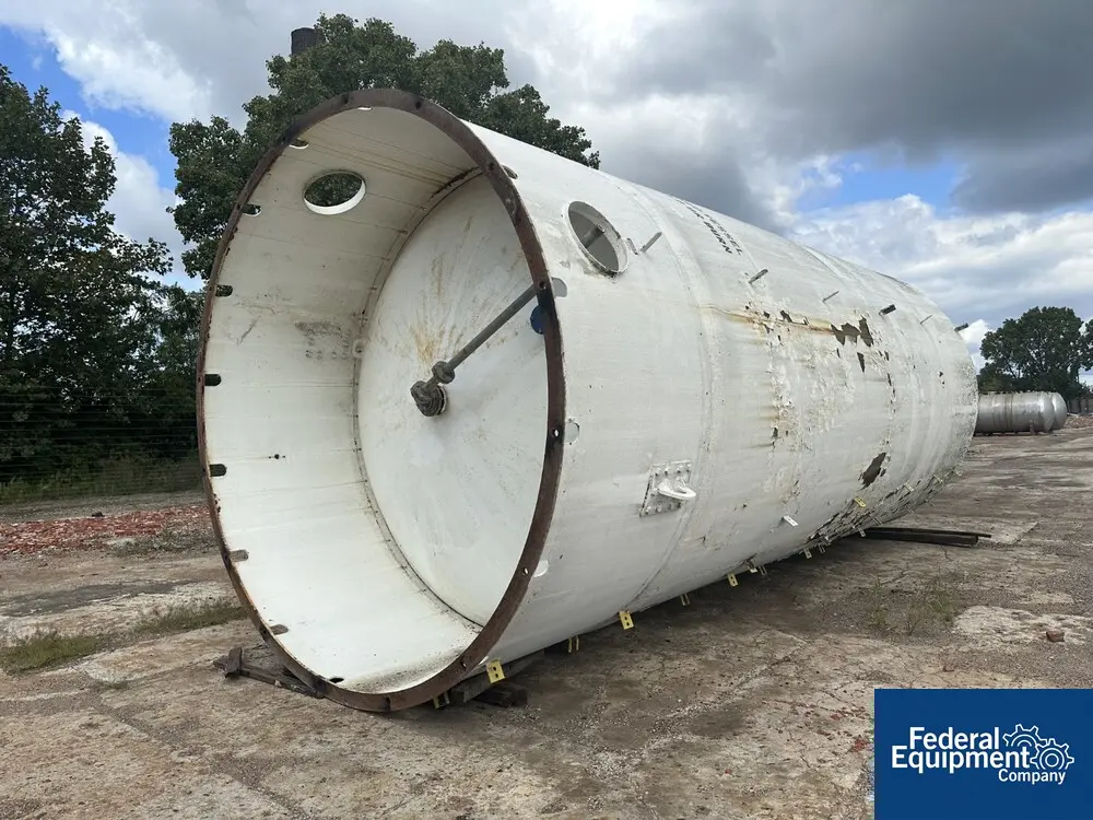 20,000 gallon Pfaudler, Glass Lined Chemstore Receiver, 30 psi, 144" diameter x 267" straight side, dish top - Image 8
