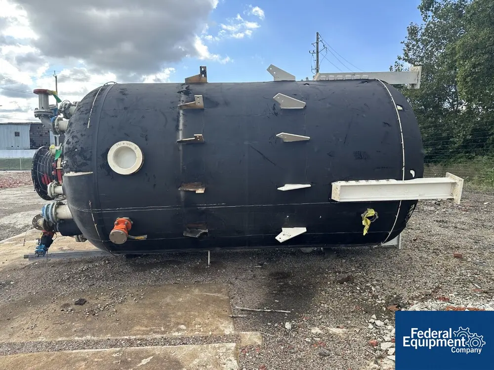 5,100 gallon Pfaudler #CV96-5100-90, Glass Lined Vertical Chemstore Receiver, 90 psi, 96" diameter x 143" - Image 1