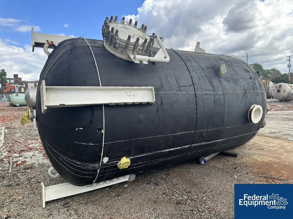 5,100 gallon Pfaudler #CV96-5100-90, Glass Lined Vertical Chemstore Receiver, 90 psi, 96" diameter x 143" - Image 6