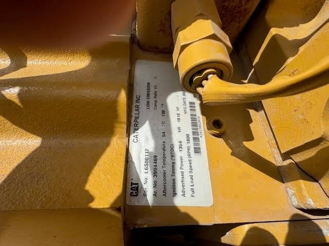 1356 KW, 1800 RPM, Caterpillar #G3516TA-SR4, Gen End, 8,891 hours, 2013 - Image 6