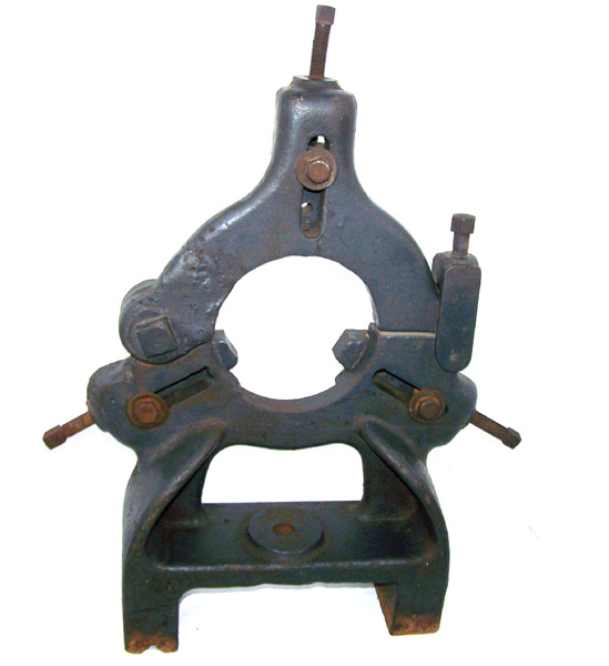 Steady Rest For 22" Lathe, cast iron, steel jaws - Image 1
