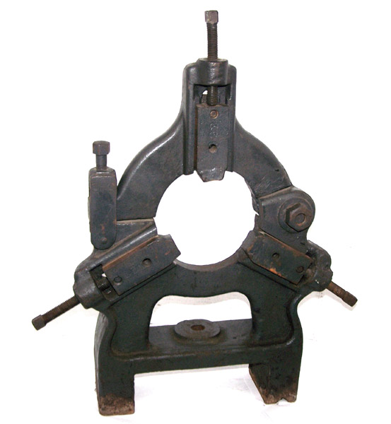 Steady Rest For 22" Lathe, cast iron, steel jaws - Image 2