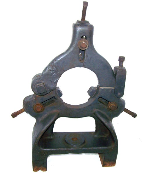 Steady Rest For 22" Lathe, cast iron, steel jaws - Image 4