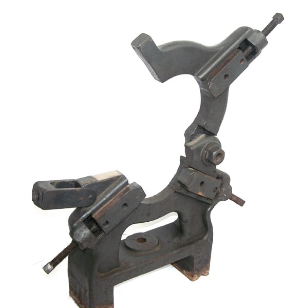 Steady Rest For 22" Lathe, cast iron, steel jaws - Image 6
