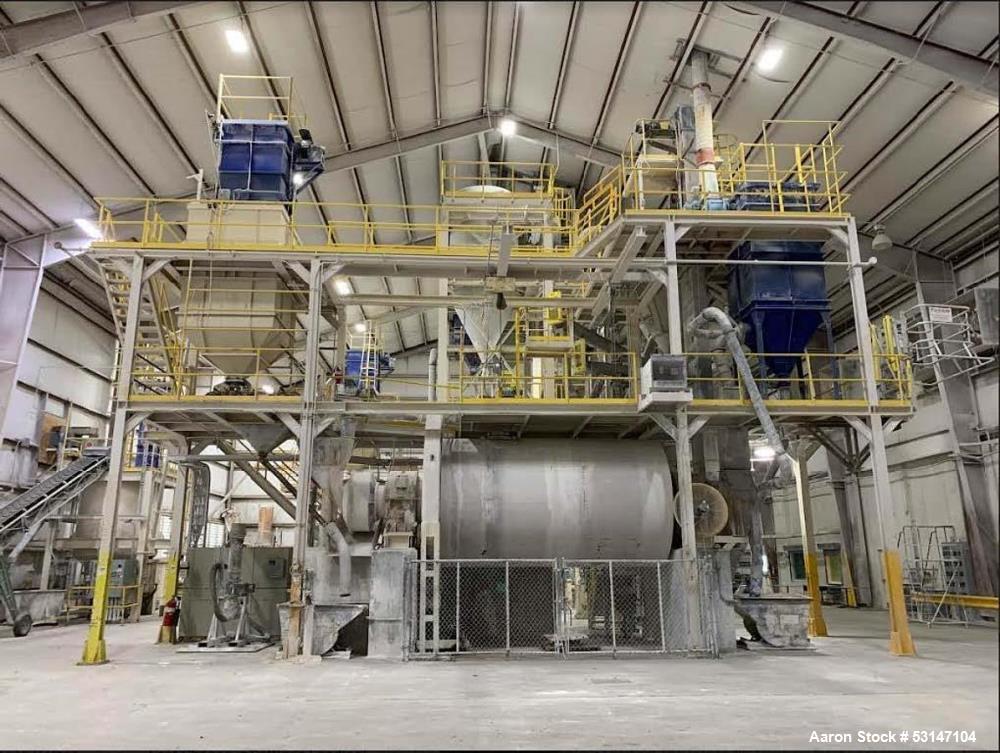 8' x 15' Anivi, Zircon Ball Mill Plant, 370 HP Drive,, Air Classifier & Dust Collection - Image 4