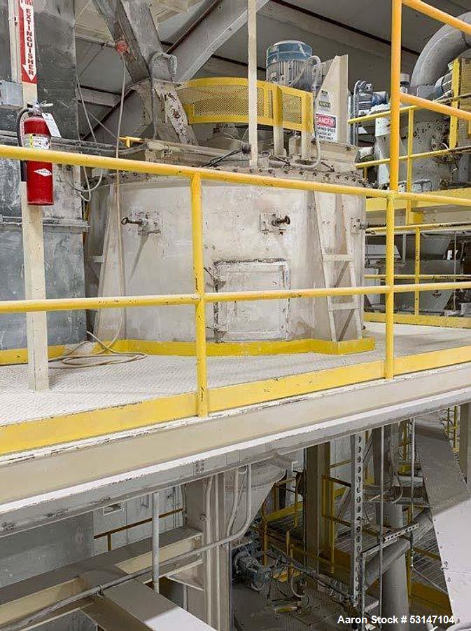 8' x 15' Anivi, Zircon Ball Mill Plant, 370 HP Drive,, Air Classifier & Dust Collection - Image 5