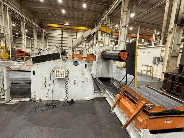 30000 lb. Coe Press Equipment, Servo Coil Feed Line, 72" coil width, 0.09" thickness, 30 HP AC drive - Image 2