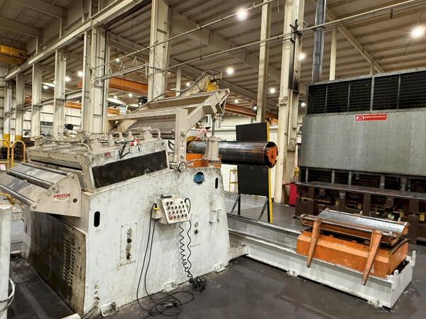 30000 lb. Coe Press Equipment, Servo Coil Feed Line, 72" coil width, 0.09" thickness, 30 HP AC drive - Image 5