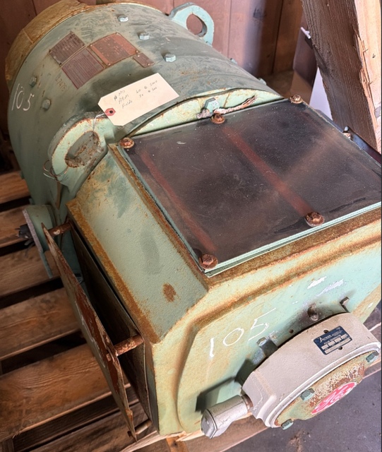 150 HP 1150/2000 RPM General Electric, Frame CD506AT, SPFG-SV, shunt, 500 VA, 150/300 VF - Image 3