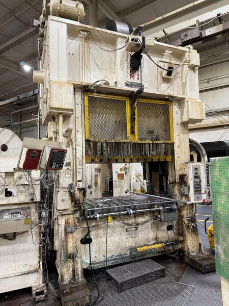 200 Ton, Minster #E2-200-72-42-Hevi-Stamper, Straight Side Double Crank Mechanical Press, 72" x 42" bed & - Image 1