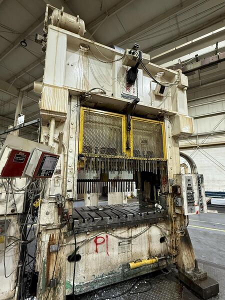 200 Ton, Minster #E2-200-72-42-Hevi-Stamper, Straight Side Double Crank Mechanical Press, 72" x 42" bed & - Image 2
