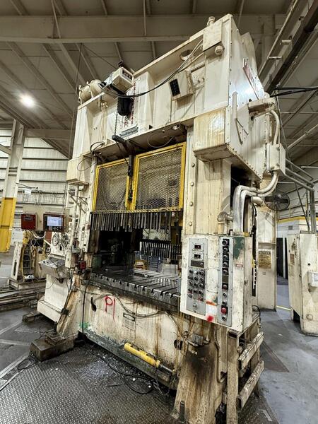 200 Ton, Minster #E2-200-72-42-Hevi-Stamper, Straight Side Double Crank Mechanical Press, 72" x 42" bed & - Image 3