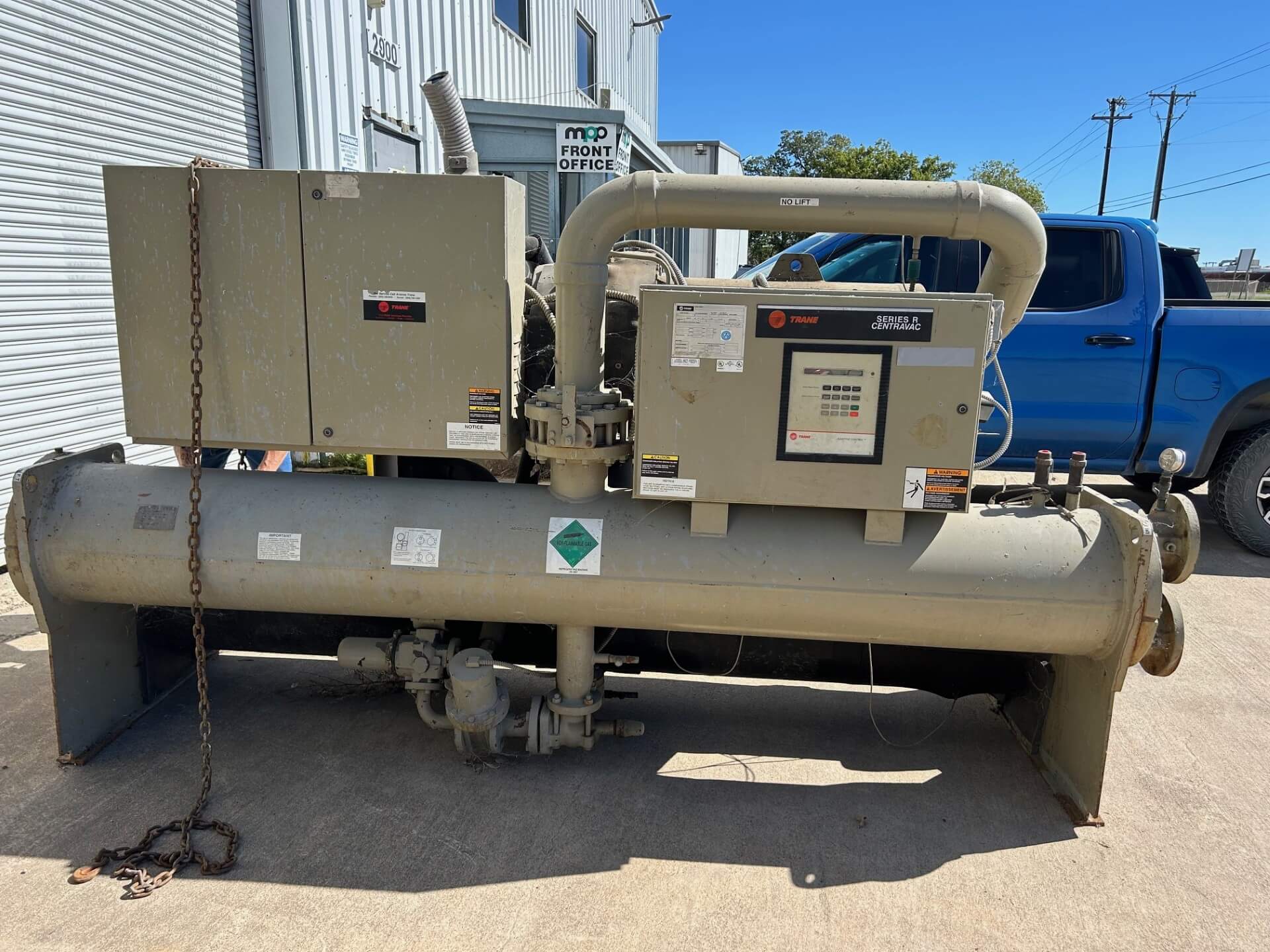 150 Ton, Trane, Rotary Chiller, 300 psig, 460 Volt, 1997 - Image 1