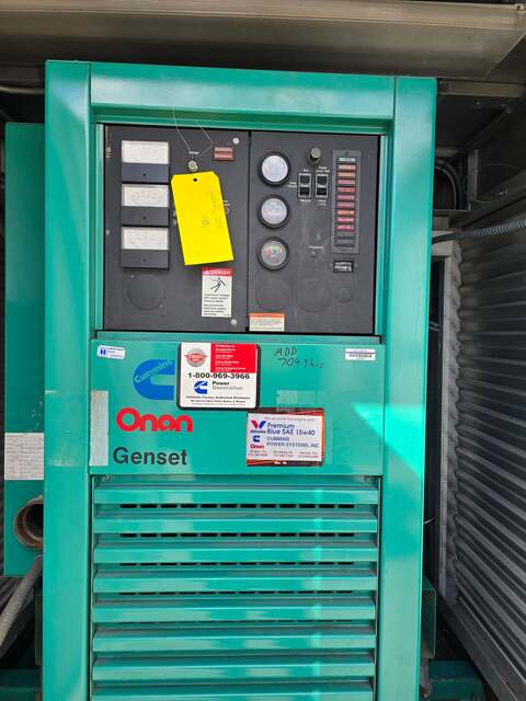 300 KW Onan #855, Diesel Gen Set, Enclosed, Cummins #300DFCB, Tank, 1175 hours, 1992 - Image 9