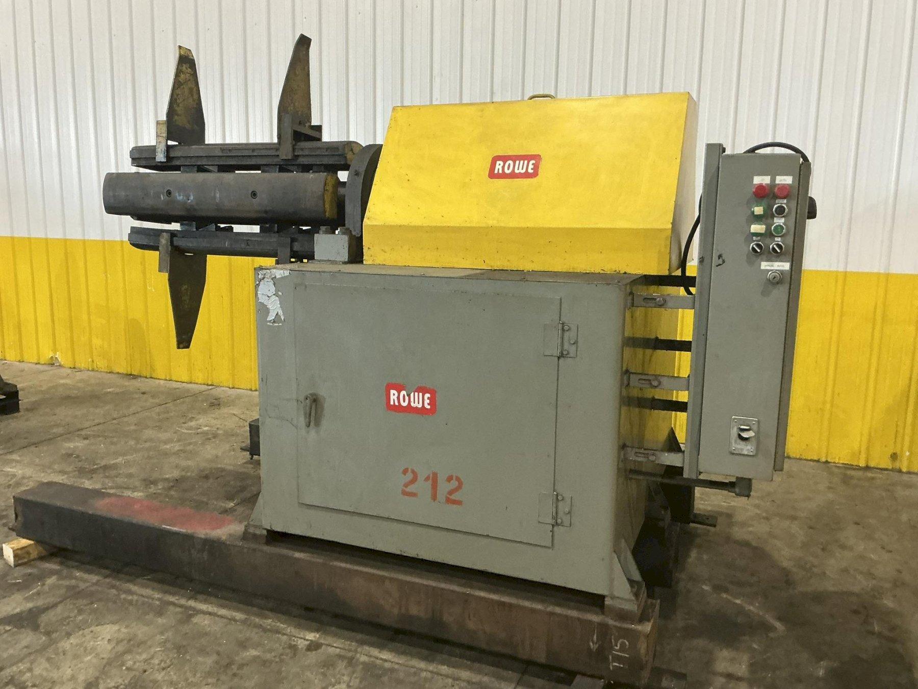 16000 lb. Rowe #16040-DSJ, motorized uncoiler, 40" width, 60" outside dimensions, automatic expansion - Image 4