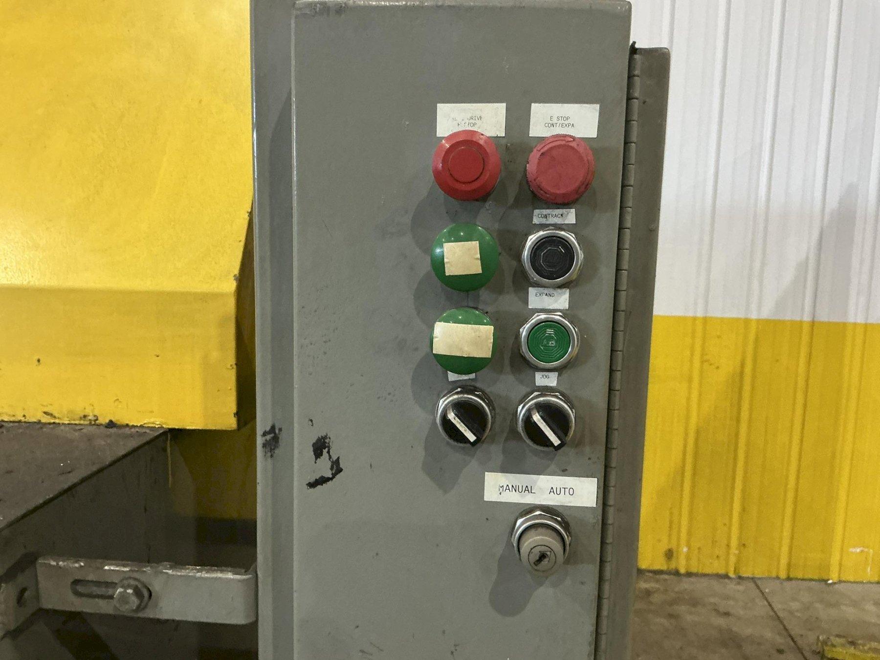 16000 lb. Rowe #16040-DSJ, motorized uncoiler, 40" width, 60" outside dimensions, automatic expansion - Image 6