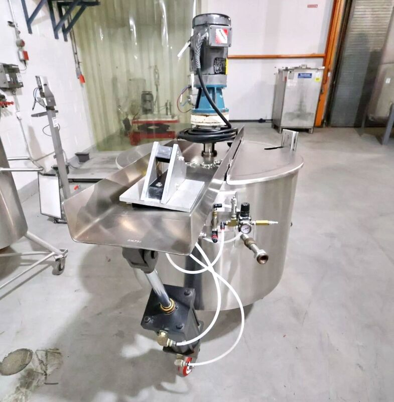 80 gallon Lee #80D5T, Double Motion Jacketed Mix Kettle w/ Scrape Agitation, Stainless Steel, 90 psi @ 332&deg;F - Image 2